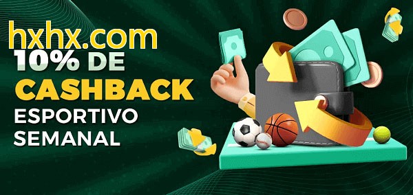 10% de bônus de cashback na hxhx.com