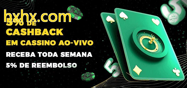 Promoções do cassino ao Vivo hxhx.com